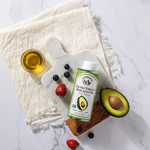 La Tourangelle, Extra Virgin Avocado Oil, Full Flavor from Premium Avocados, Medium Heat, 8.45 Fl Oz