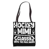 Ice Hockey Mimi Grandma Funny Mimi Of A Hockey Player Tote Bag