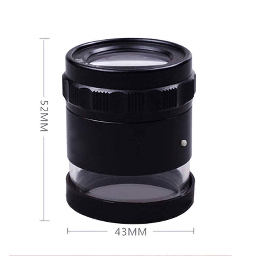 Hand met vergrootglas, vergrootglas Lezen Reparatie 10 X keer met schaal Sieraden Oude tekst Spelen Identificatie Mobiele telefoon Klok Elektronisch onderhoud Hd Hoog Comfortable anniversary