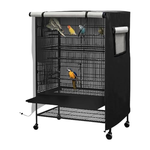 Generico Cubierta para Jaula de Loros - para Noches, Bloqueo de luz Impermeable, Hoja Protectora para Jaula | Cubierta para Animales pequeños para cacatúas, f
