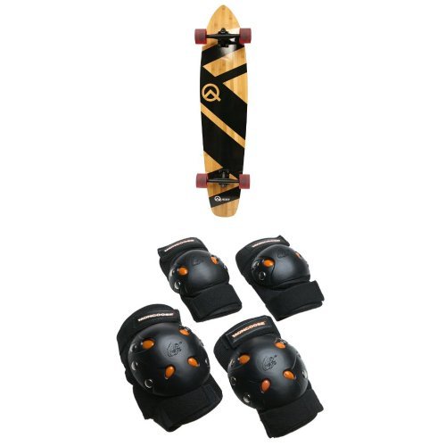 Buy Quest Super Cruiser Artisan Bamboo Longboard Skateboard, 44" and