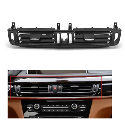 Grille d'aération AC de console centrale pour tableau de bord BMW X5 F15