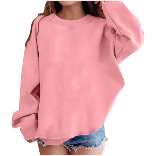 Sweatshirt for Unisex Boys Girls Warm Sherpa Lined Crewneck Pullover Cotton Casual Fall Clothes Sweatshirts 20252