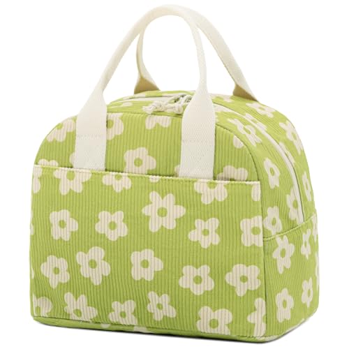Image of LOVELYWIND Lunch Box for Women Cute Lunch Bags for Women Lunch Tote Bags Reusable Insulated Lunch Box Large Capacity Reusable Insulated Cooler for Work or Travel Gifts or Beach