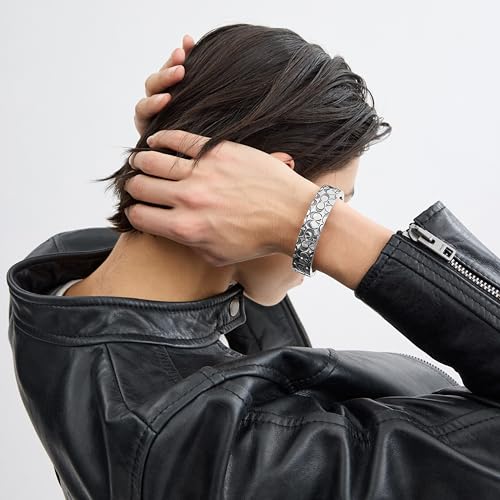 Coach Women's Signature Quilted Bangle Bracelet 6