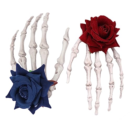 FRCOLOR 2�� 1�Z�b�g �n���h�{�[�����[�Y�w�A�s�� hair clip hair pin punk goth �I�[�i�����g ���̒� �A�N�Z�T���[ �▭�ȖX�q �����I�ȃw�A�W���G���[ ��