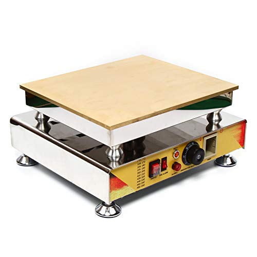 Commercial Souffle Machine, 110V 1.8KW porous heat dissipation Non-Stick Stainless Steel Souffle Making Machine Electric Dorayaki Baker with Lid, Fluffy Cupcake Maker for Pancake, Muffin - Thumbnail 6