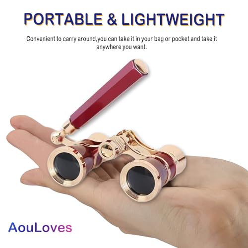 Binoculares para Ópera 3x25 Compactos con Asa Ajustable miniatura 4