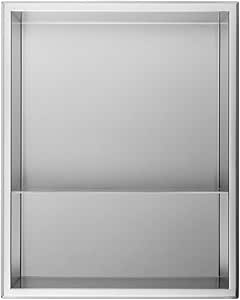 Amazon.com: BOSALEOM Shower Niche 16’’*20’’, Stainless Steel Insert ...