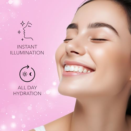 Image of FACES CANADA Strobe Cream Mini- Pink, 18ml | Primer + Highlighter + Moisturizer | Shea Butter & Hyaluronic Acid | Intense Hydration | Flawless Radiant Dewy Skin | Illuminating & Glowing Makeup Base