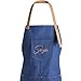 Didart Handmade Delantal personalizado, tela vaquera, Regalo hombre mujer. Cocina, jardín, restaurante. Cinta de cuello ajustable por botón. Regalo original Hecho en España