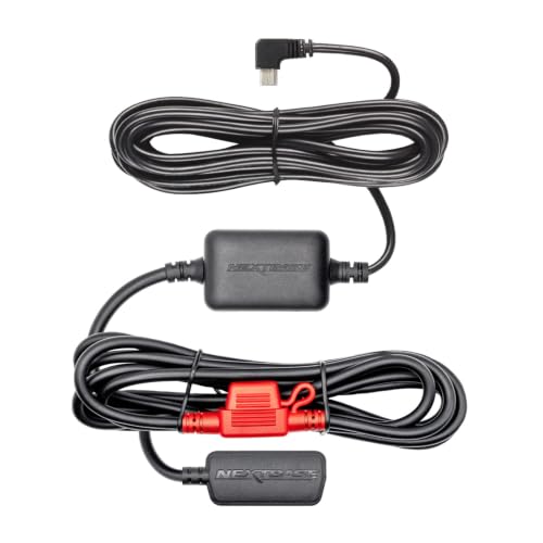 Nextbase Hardwire Kit OBD - Compatible with 122 222 322GW 422GW 522GW 622GW Nextbase Dash Cams ONLY - 5 Metres Long 90 Connector LED Indicator - Easier to Install than Hardwire Kit
