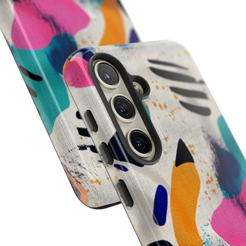 Coque Samsung S24 colorée abstraite pour sublimer votre style urbain au quotidien