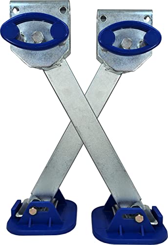 DIY Camp Trailer Parts Stabilizer Jack Set Pivoting Drop Down Overland Trailer Supports (MD 18"-27")