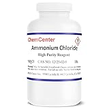 Ammonium Chloride, High Purity Reagent, 99.8% min, 1lb (16 oz.).