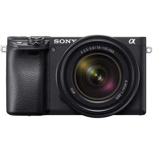 (Refurbished) Sony Alpha ILCE-6400M 24.2MP Mirrorless Digital SLR Camera (Black) with 18-135mm Power Zoo