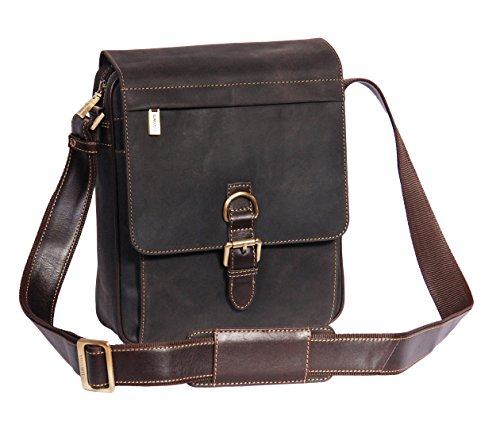 Bolso bandolera de piel hombre House Of Leather clásico