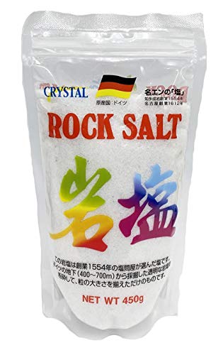 ドイツ クリスタル天然岩塩 名エン 天然ロックソルト 450g