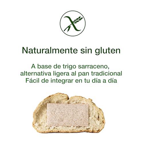 Miniatura 5 de Santiveri - Tostadas De Trigo Sarraceno Bio Sin Gluten Crujientes Y Ligeras, 0 Azúcares Añadidos, Veganas, Con Ingredientes Ecológicos 100 G