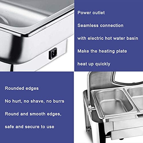 Estufa Buffet eléctrica con horno visual y pantalla digital 9L miniatura 5