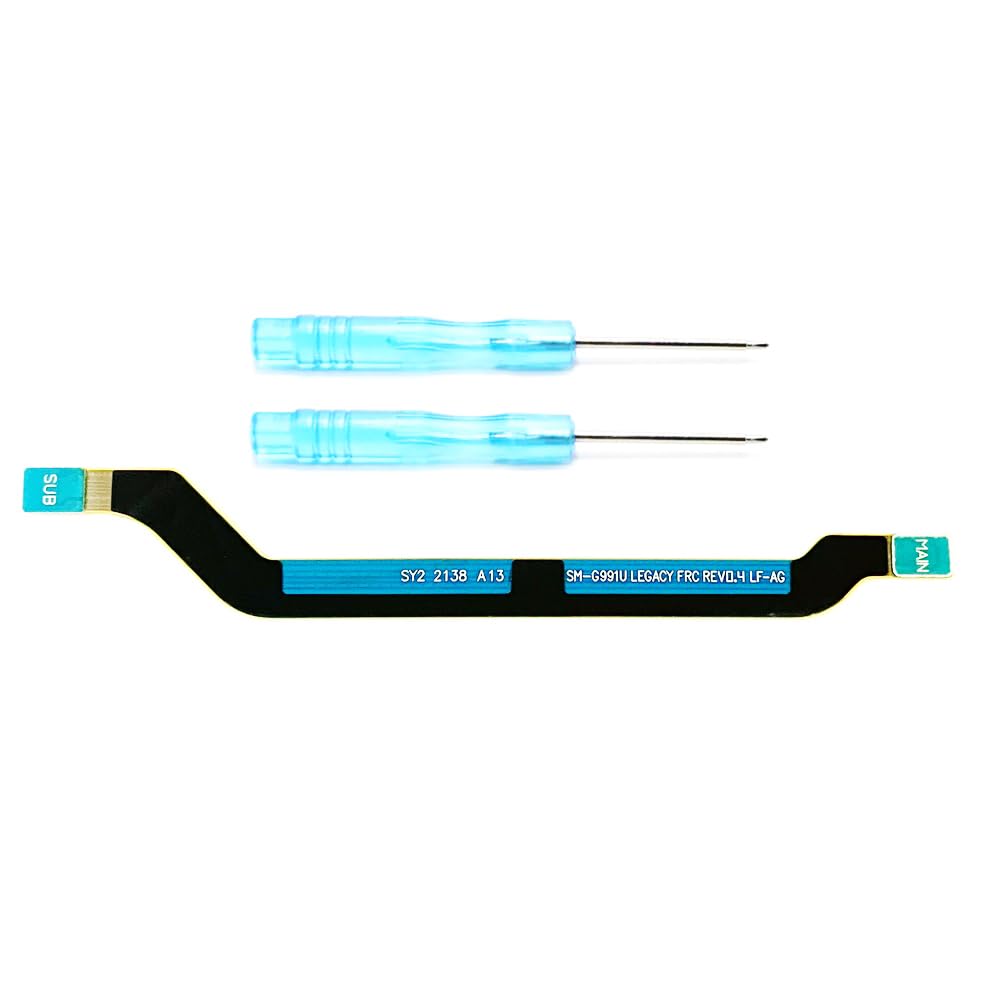Flex Cable SUB Main Signal Antenna Replacement Part for Samsung Galaxy S21 5G SM-G991U G991U1 G991W G991 incl 2 Screwdrivers