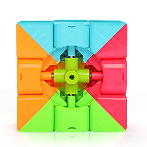 D-FantiX QY Toys Warrior 3x3 Speed Cube Stickerless 3x3x3 Magic Cube Puzzles - Thumbnail 3