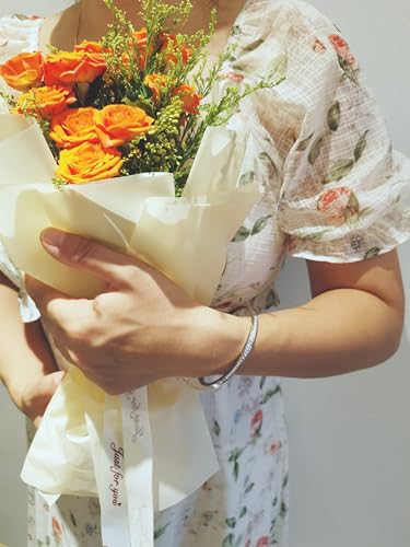 Sterling Silver Bracelet Bangle Stainless Steel Adorned with Diamonds for Womens3