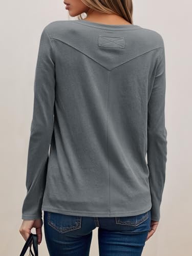Tunique décontractée col rond et coupe ample au style unique - 3