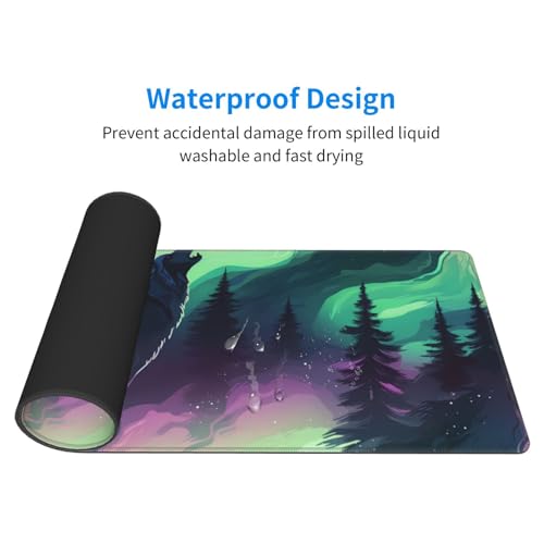 Tapis de souris de jeu grand format anti-dérapant pour ne plus manquer d'espace