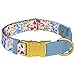 AirTag Dog Collar for Small Medium Large Breed - Adjustable Cute Pattern Dog Collar with Airtag Holder - Soft Leather Tracker GPS Apple Air Tag Pet Collars (Medium, 14
