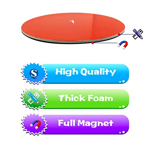 Spritegru 156 Pcs Magnetic Rainbow Fraction Tiles Circles #TOP5