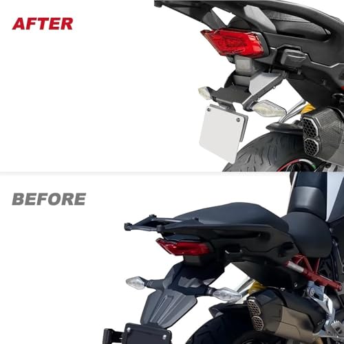 Support plaque d'immatriculation arrière Multistrada V4 2021-2024 - 7