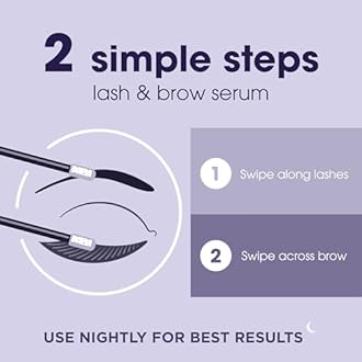 LUMIFY Eye Illuminations Lash & Brow Serum, Promotes Thicker, Fuller-Looking Lashes & Brows with Biotin, Peptides & Hyaluronic Acid to Nourish, Soften & Condition, 0.12 Fl Oz (3.8 mL)