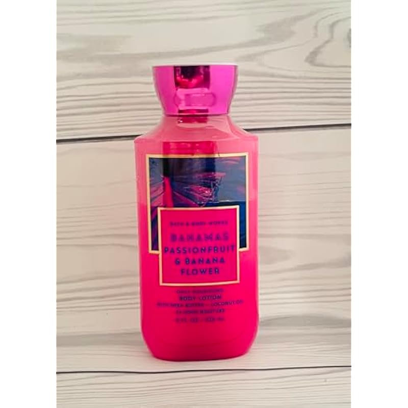 Bath & Body Works Bahamas Passionfruit & Banana Flower Lotion - 8 Fl Oz Vitamin E Enriched Moisturizer for All Skin Tones 상세이미지 2