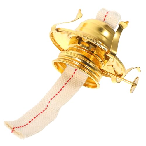 SOLUSTRE 1Set Kerosene Lamp Burner with Wick Holder Replacement Wick Wide Oil Lamp Parts for Antique Indoor Outdoor Use Convenient Safe and Practical Accessories for DIY Projects