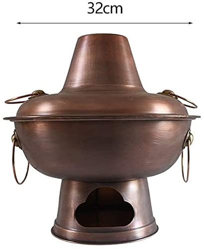 Olla para Hot Pot de Cobre Tradicional China miniatura 3