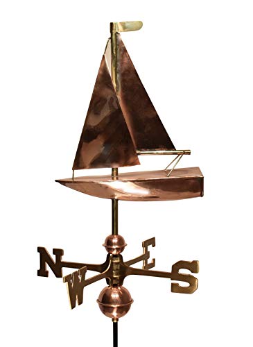 Dalvento 212C Sailboat Weathervane, Copper #TOP2