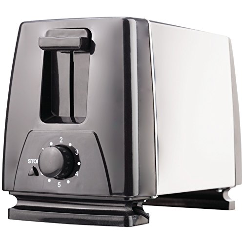 Brentwood Toaster Extra Wide Slot, 2-Slice, Stainless Steel