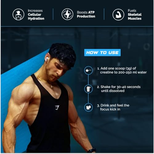 Wellcore Creatine with Omega 3 Capsules Triple Strength (Creatine 100g Unflavoured & 60 Capsules Omega) | 1250mg Triple Strength | EPA + DHA | Enhanced Muscle Strength |