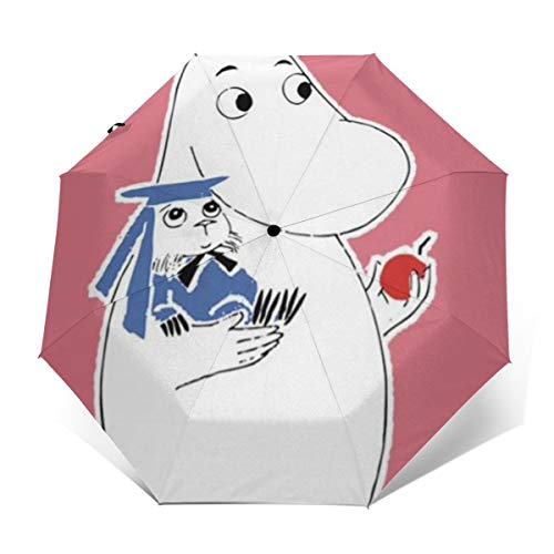 自動折り傘 ムーミン メンズ レディース 耐強風 人気新品 ワンタッチ 梅雨対策 晴雨兼用 日傘 超撥水 自動開閉 大きい 頑丈な ビッグサイズ ギフト 大きい 折り畳み傘 自動開閉