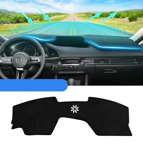 Tapis de tableau de bord Mazda 3 contre les reflets du soleil