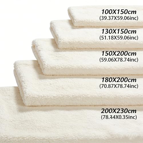Couverture flanelle douce double couche grand plaid lit 200x230 - 5