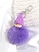 XIANGL Porte-clés Porte-clés de Charme de poupée bébé (Color : Violet, Size : One-Size)