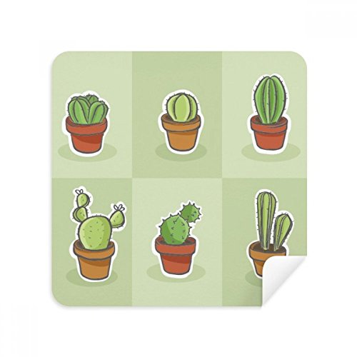 Chiffon écran de téléphone en daim lot de 2 essuie-tout motif plantes