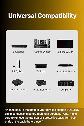 Premium Digital Optical Audio Toslink Cable With 8 Channels (5.1 & 7.1) Gold Plated & Nylon Braided | Compatible For Tv, Home Theater, Sound Bar, PlayStation, XBox | 5 Meter, 16.4 FT 9 4141XaXL3XL