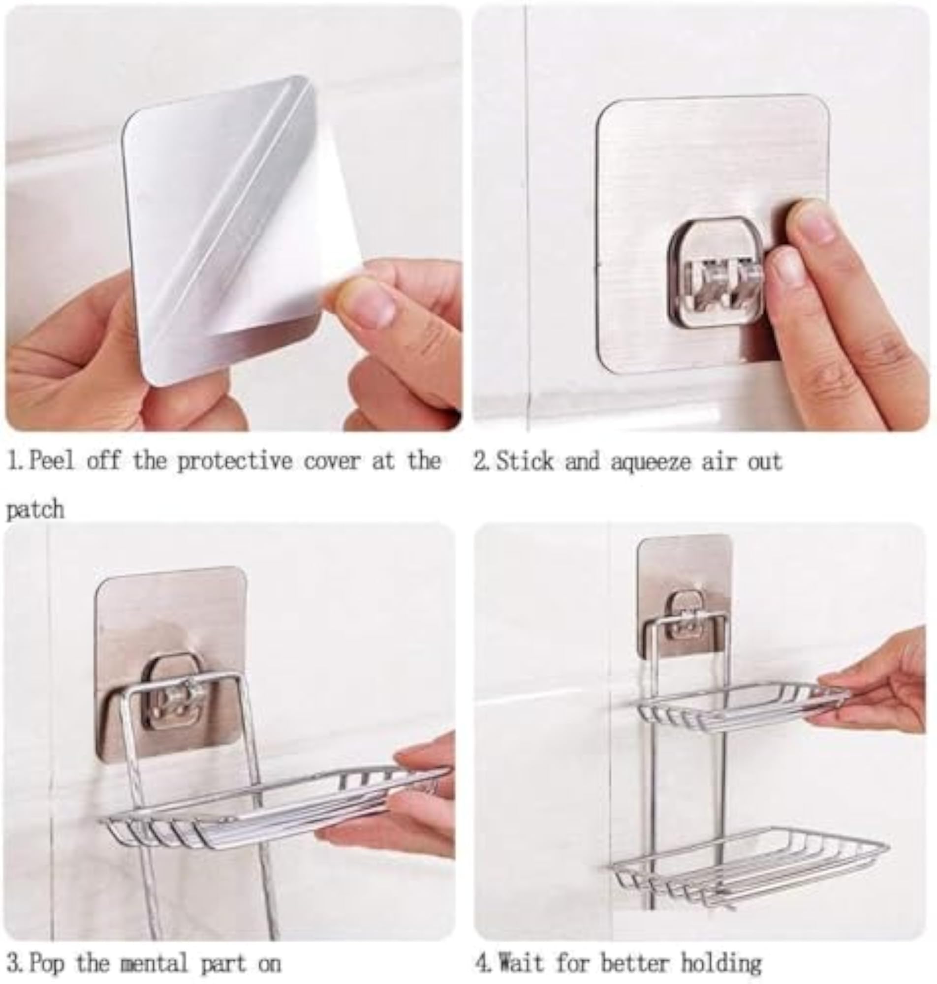 Wall Mounted Double Layer Soap Dish Holder