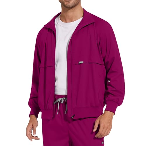 Chaqueta deportiva de hombre cortavientos para evitar el frío invernal
