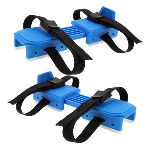 Mikikit Adjustable Boys and Girls Ice Skates Straps Figure Skate Guards for Toddlers Double Blade Blade Protectors for Outdoor Skating