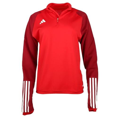 adidas Womens Tiro23 Competition Quarter Zip Soccer Cleats Quarter Zip - Red