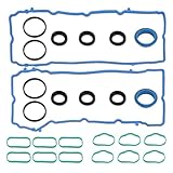 BEAMINGAUTO 3.6L Valve Cover Intake Manifold Gasket Set Replacement for Jeep Dodge Chrysler 200 300 Cherokee Challenger Charger Durango Journey Ram ProMaster 1500 2500 2011-2022 5184596AE VS50805R